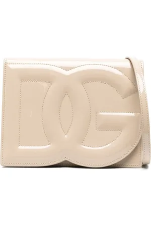 Dolce & Gabbana Crossbody-taske i læder med DG-logo