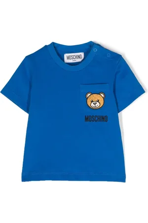Moschino Leo T-shirt med bamse-applikation