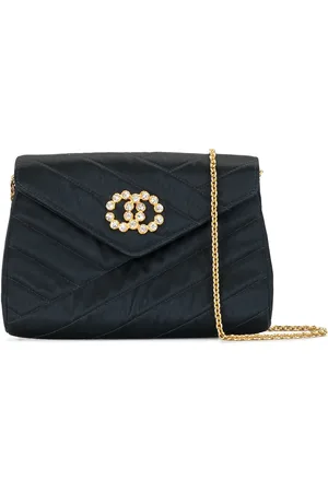 CHANEL Rhinstensudmykket CC skuldertaske fra 1992