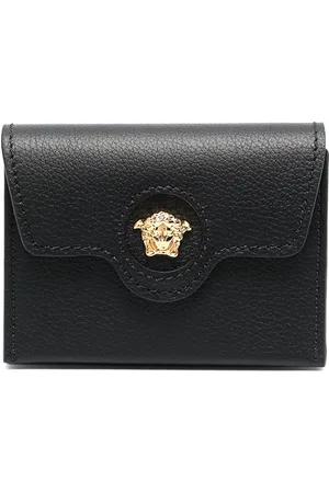 VERSACE Kortholder i læder med Medusa
