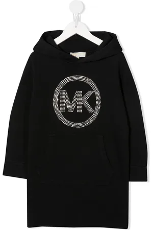 Michael Kors Hættetrøje-kjole med rhinsten-logo