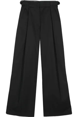 Emporio Armani Højtaljede palazzo-bukser