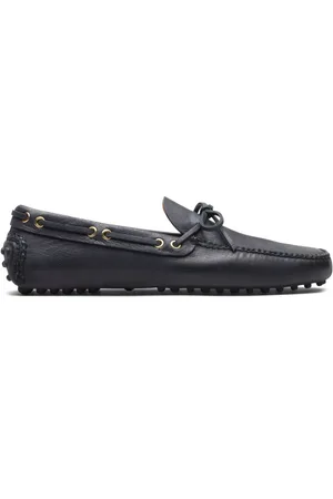 CAR SHOE Sejlersko i læder med snøre