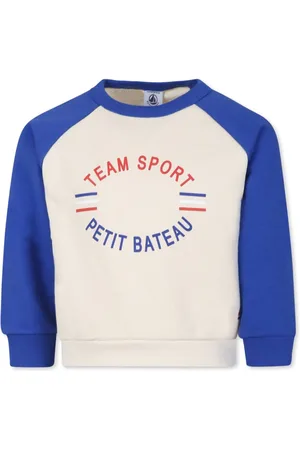 Petit Bateau Sweatshirt med logotryk