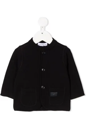 Emporio Armani Strikket cardigan med logomærke