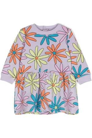 Stella McCartney Sweatshirt-kjole med blomstertryk