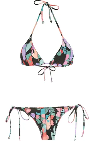 AMIR SLAMA Hibiscus bikini med tryk