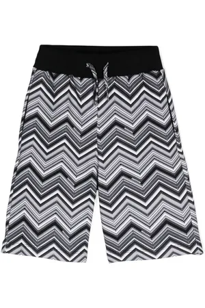 Missoni Bermuda-shorts med chevron-tryk