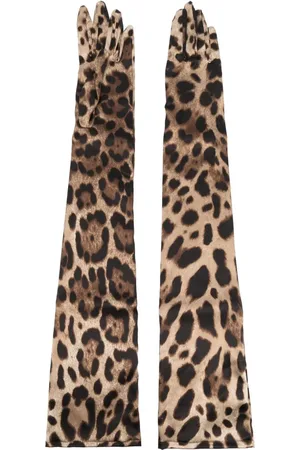 Dolce & Gabbana Handsker med leopardtryk