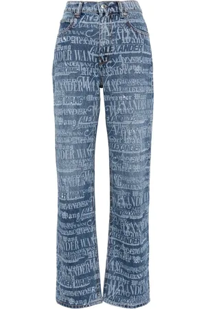 Alexander Wang EZ jeans med logotryk