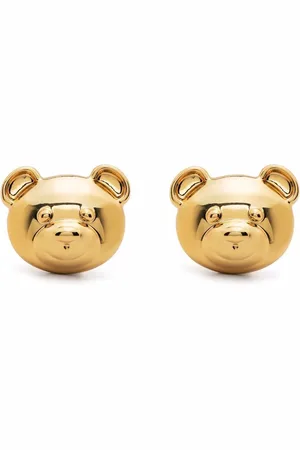 Moschino øreclips med bamse-vedhæng