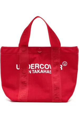 UNDERCOVER Tote i lærred med logotryk