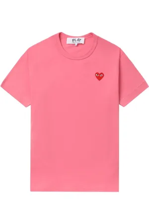 Comme des Garçons T-shirt med logoapplikation