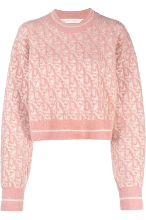 Palm Angels Trøje med monogram og jacquard