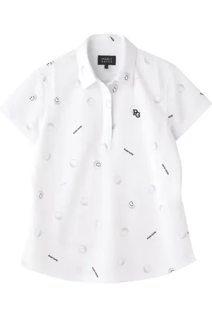 PEARLY GATES Polo med heldækkende logotryk