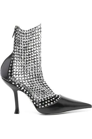 RENE CAOVILLA 105mm pumps med krystaludsmykning