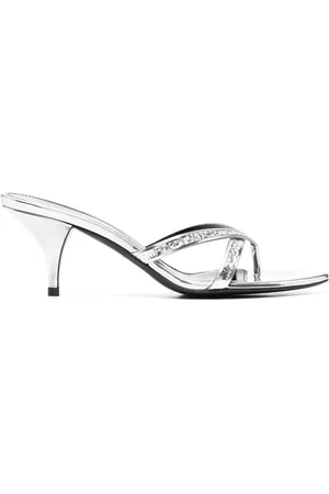 Tom Ford Metalliske mules i læder