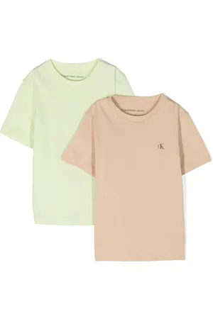 Calvin Klein T-shirt med logotryk, 2-pak