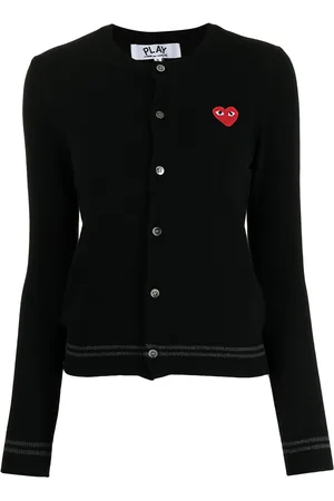 Comme des Garçons Cardigan med broderet logo