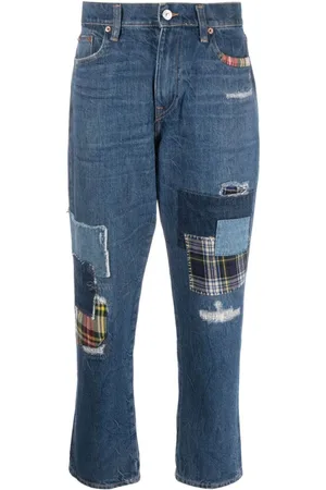Ralph Lauren Boyfriend-jeans med patchwork