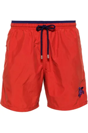 Vilebrequin Moka badeshorts med skildpadde-broderi