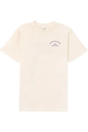Sporty & Rich T-shirt med slogantryk