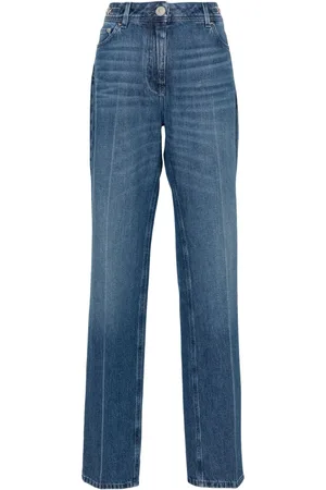 VERSACE Jeans med lige ben og logoplade
