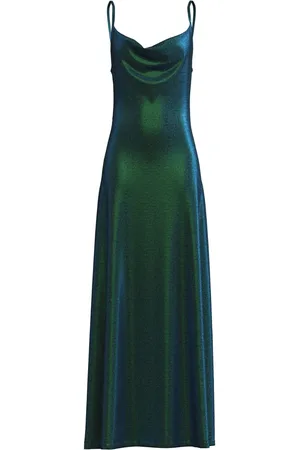 MACCAPANI Lang kjole med lurex-detalje