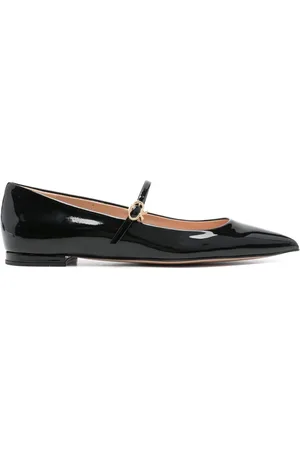 Gianvito Rossi Ribbon Jane ballerinaer med bånd