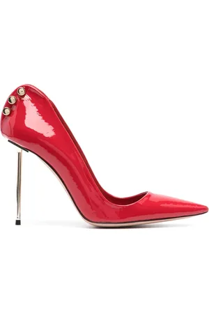 HARDOT Supreme Ass 101mm pumps med metallisk hæl og lakeret finish