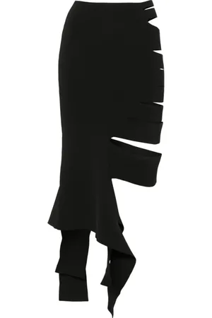 MUGLER Bandage-nederdel i strik