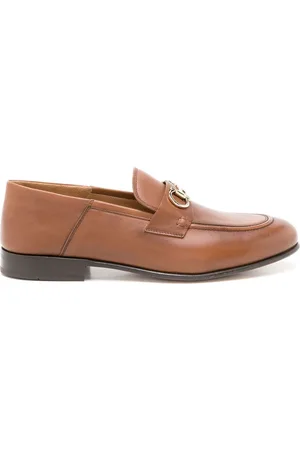 Salvatore Ferragamo Gancini loafers med foldbar hæl