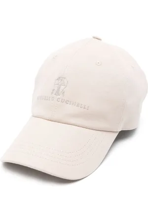 Brunello Cucinelli Kasket med broderet logo
