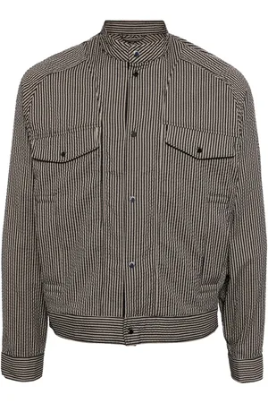 Emporio Armani Stribet bomberjakke