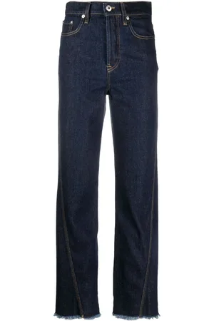 Lanvin Jeans med lige ben og frynser