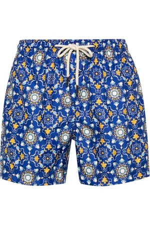 PENINSULA SWIMWEAR Rapallo badeshorts med Mediterranean-mønster