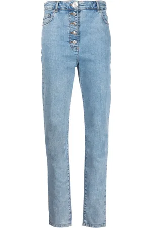 Moschino Højtaljede jeans med smal pasform