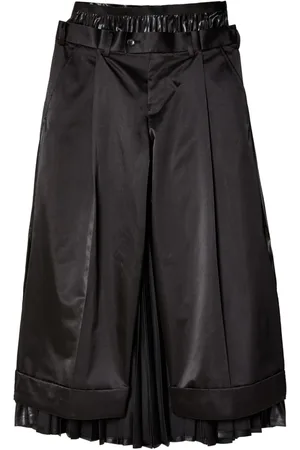 JUNYA WATANABE Cropped bukser med plisseringer