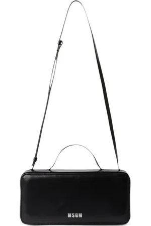 Msgm Tote i læder med logotryk