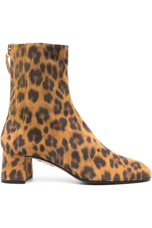 Aquazzura 50 mm støvler med dyretryk