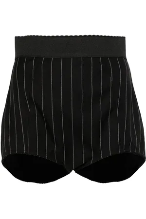 Dolce & Gabbana Nålestribede shorts med høj talje