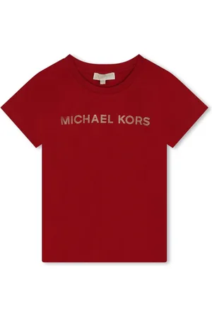 Michael Kors T-shirt med rund hals og logotryk