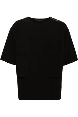 SONGZIO T-shirt med samledetalje og sænkede skuldre