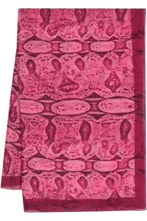 Gucci Chiffon-tørklæde med slangetryk