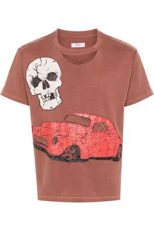 ERL T-shirt med dødningehovedtryk