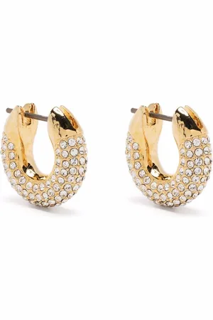Swarovski Dextera hoop-øreringe med krystaludsmykning