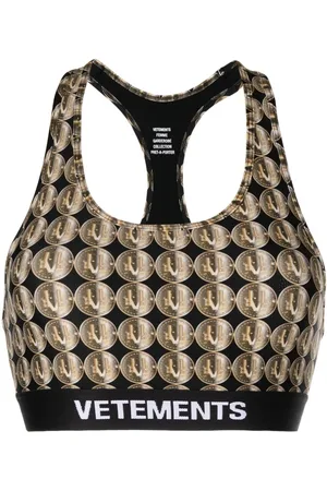 Vetements Sports-bh med bryderryg og logotryk