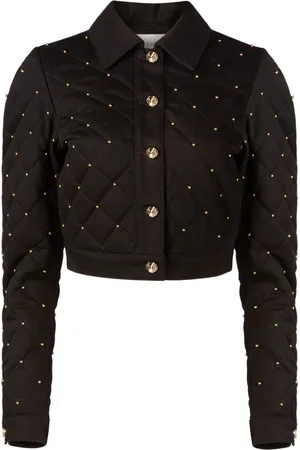 Nina Ricci Quiltet jakke med nitter