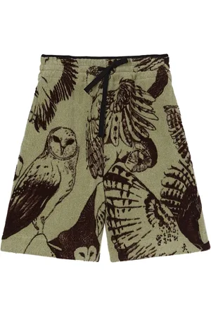 Jil Sander Elastiske shorts i jacquard