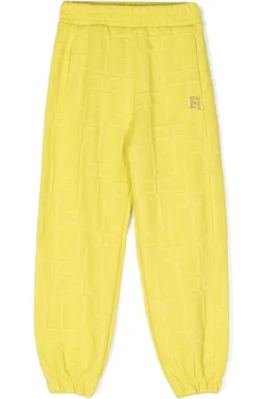 Elisabetta Franchi Joggingbukser i piqué med logo-jacquard